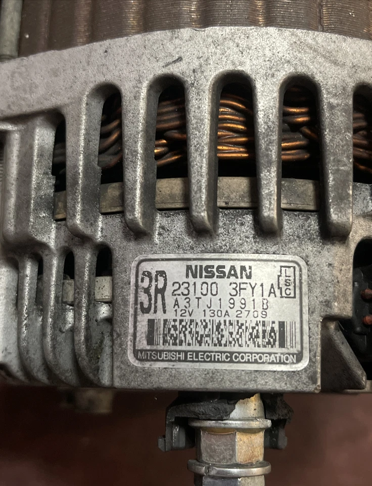 Alternador OEM para Infiniti Q70 V6 3,7 L 14-18 23100-3FY1A A003TJ1991B Foto 3 de 4