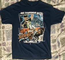 WWE Summerslam 2013 Exclusive Shirt Large Cena Bryan Rare Never Worn Authentic