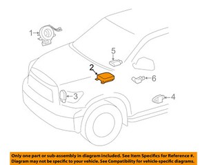 TOYOTA OEM 14-15 Tundra Airbag Air Bag SRS-Center Sensor 891700C470 | eBay