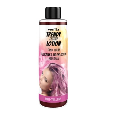 5902101520959 Trendy Color Lotion płukanka do włosów Różowa 200ml Venita