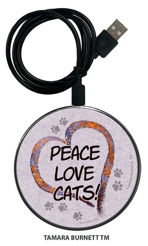 Pawmarks On My Heart Cats with Verse Zoomies Phone and Device Charger - 第 19/19 張圖片