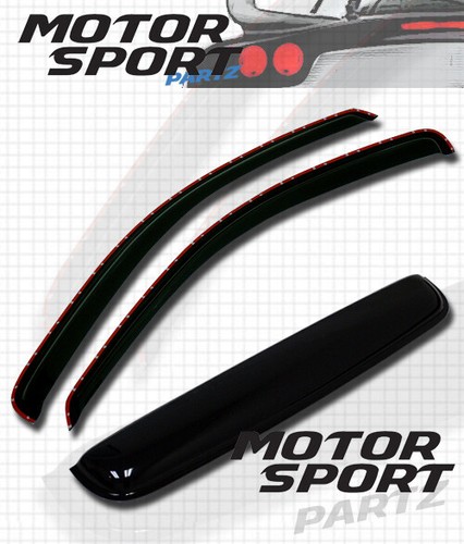 3pcs Out-Channel Visor Rain Guards Sunroof Combo Volkswagen VW Beetle 1998-2010 - Picture 7 of 7