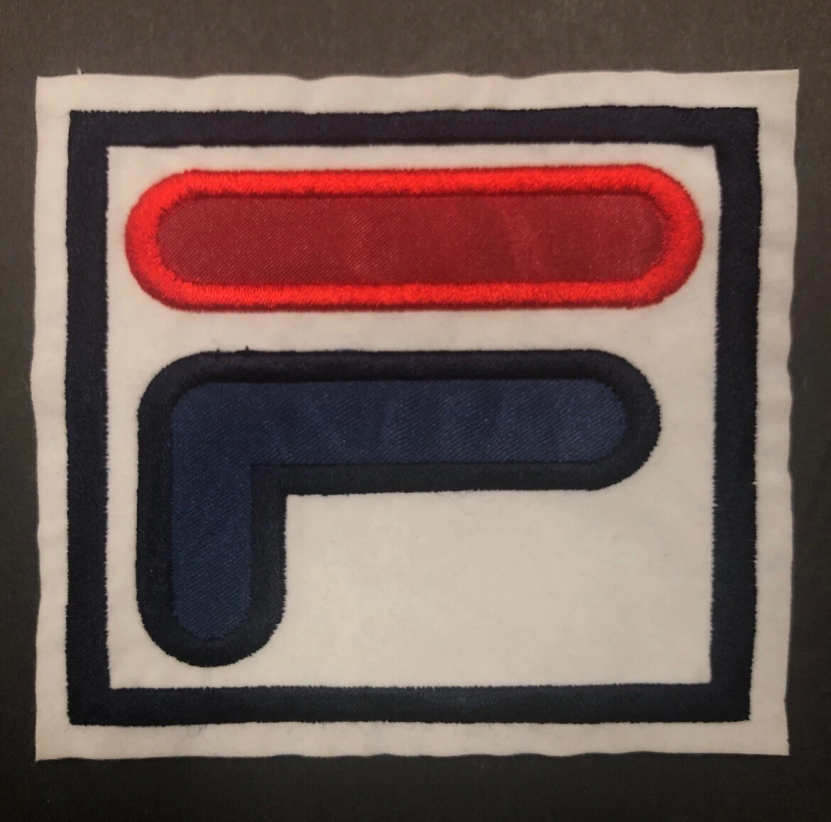 Vintage FILA Logo -Sew On 4” X 3.5”