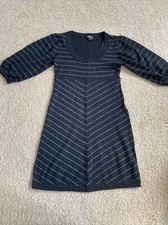 black mini winter dress