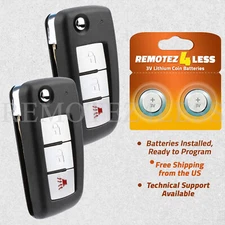 2 For 2014 2015 2016  2017 2018 2019 2020 2021 Replacement Nissan Rogue Key Fob
