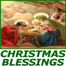 30 Custom Christmas Blessings Nativity Personalized Address Labels