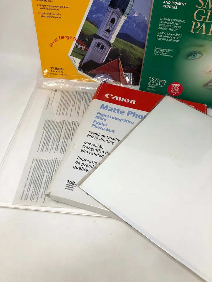 Lot of Canon Kodak Ilford Photo Printing Paper Various - Image 4 of 4