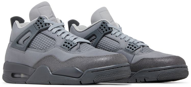 Nike Jordan 4 Retro SE Paris Olympic Wet Cement Grey Men Nike Jordan 4 Retro SE Paris Olympic Wet Cement Grey Men