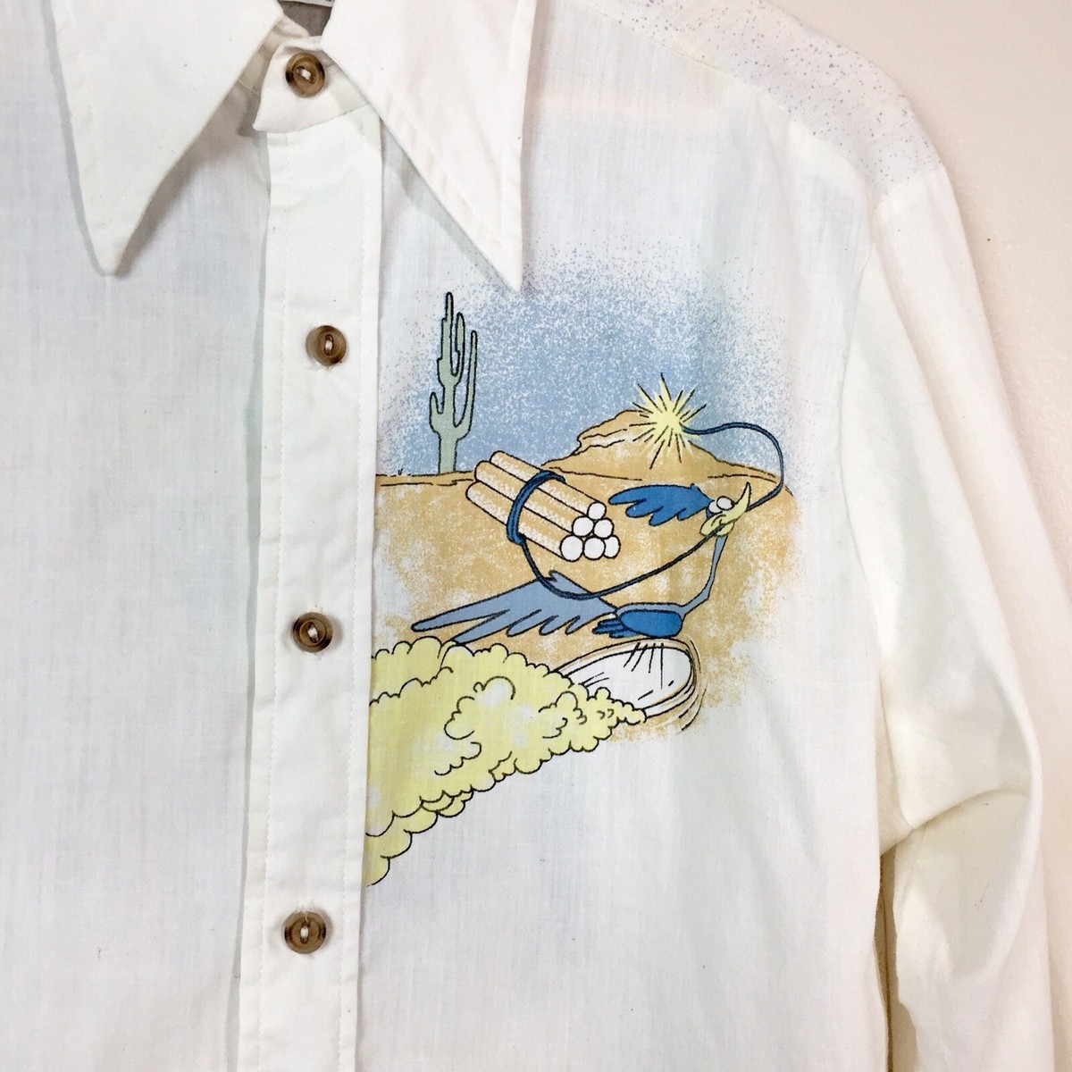 Alfie California Disco Shirt Looney Tunes L/S 70's Road Runner