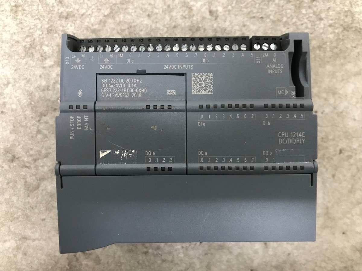 Siemens Simatic S7-1200 / CPU 1214C DC/DC/RLY / Siemens 6ES7 214