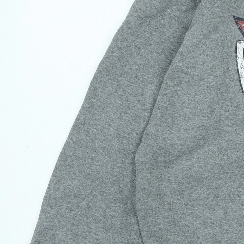 VETEMENTS Abbigliamento Autentico Ragazzo Grigio Poliestere Pullover Felpa Taglia S Logo