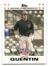 Carlos Quentin 2007 Topps Opening Day Baseball #22 Arizona Diamondbacks