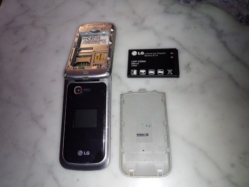 LG GB220 MOVISTAR BATTERY ORIGINAL GENERIC NO CHARGE WORK MARKS USED SOLD AS IS - Imagen 4 de 9