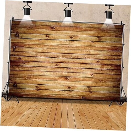Wood Backdrop Rustic Wooden Wall Brown Vintage Large Photo Background 10x8ft