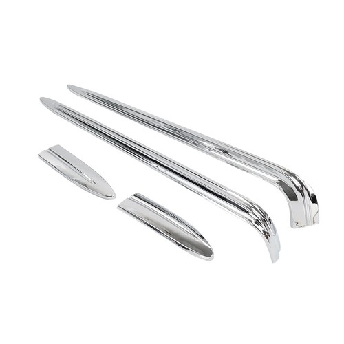 Tapa de alforja rígida ABS cromada para Harley Street Glide FLHX Road King FLHR - Imagen 4 de 12