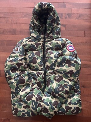 Bape X Canada Goose Crofton Puffer Jacket 30th anniversay Giant