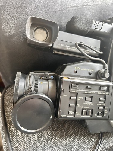 JVC S-VHS Super VHS Video Camera recorder GF-S1000 + Hard Case Camcorder Prop - Picture 6 of 16