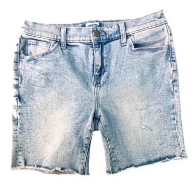 【SATIIIZ】Keron Teen Washing Bermuda Denim Pants Dayburn Washing Bermuda Denim Pants - satiiiz
