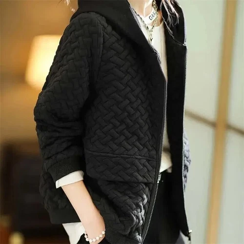 Casual Women's Jacket New Autumn and Winter Outerwear Outerwear - Foto 3 di 27
