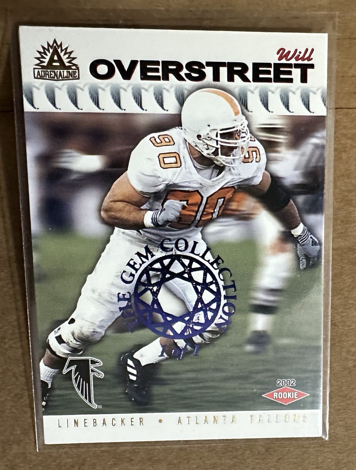 Will Overstreet 2002 Adrenaline Rookie Gem 1 of 1 Masterpiece RC