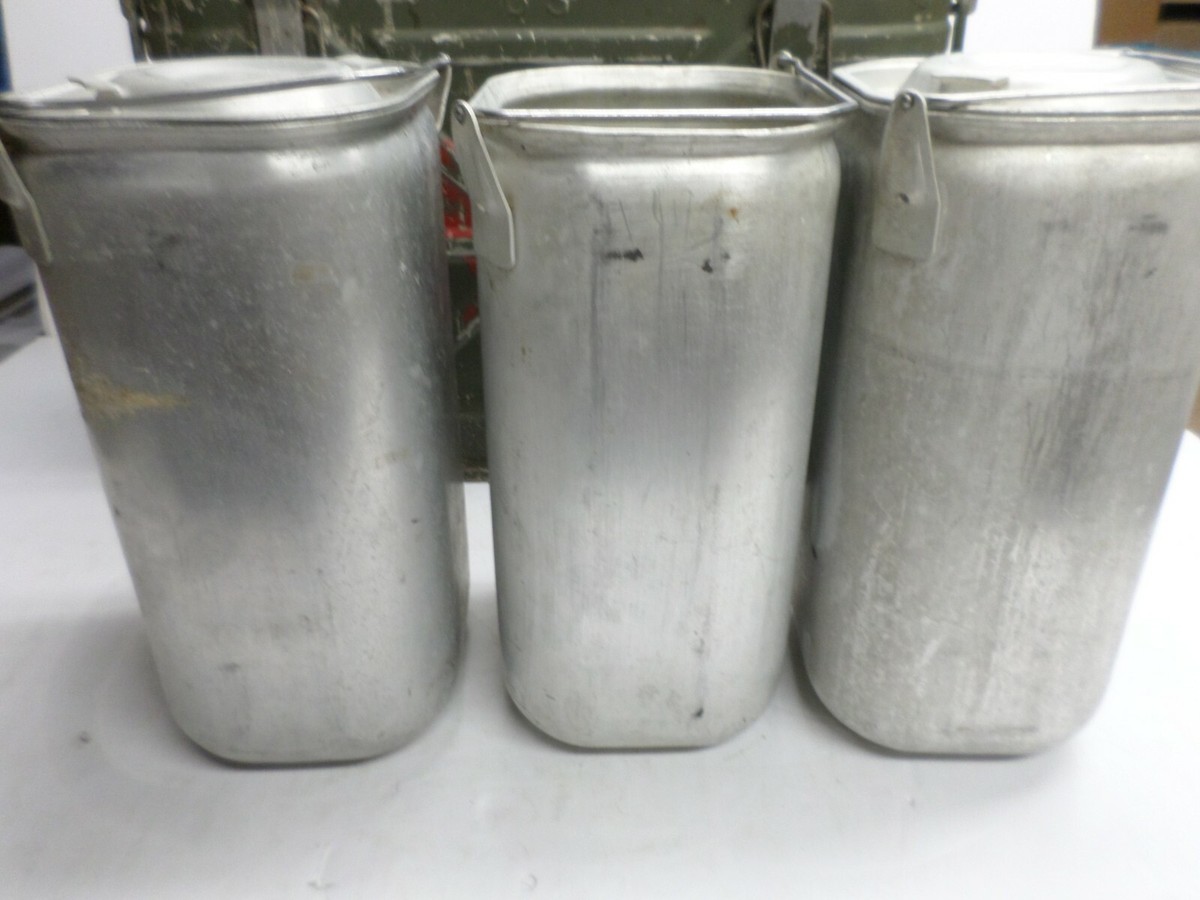 希少 US軍 実物 1959年製 Mermite アルミ製 フードコンテナ 希少 US軍 実物 1959年製 Mermite アルミ製 フードコンテナ - メルカリ