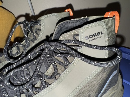 Sorel Kinetic Breakthru Venture Waterproof Green Boots Men’s Size 9 - Picture 4 of 9
