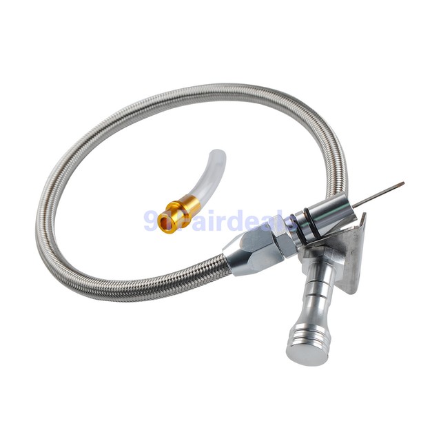 Stainless Flexible Dipstick Fits GM Chevy TH350 TH400 Turbo - Foto 5
