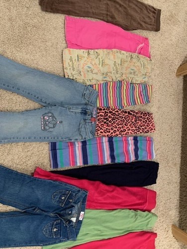 13 girls size 7/8 pant lot, Osh Kosh/Gymboree/Faded Glory/Circo/Gap/Old Navy - Picture 2 of 5