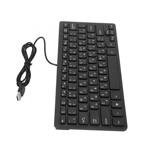 (Russian) Wired Keyboard 78 Keys Compact Small Language Wired Keyboard USB - Picture 13 of 23