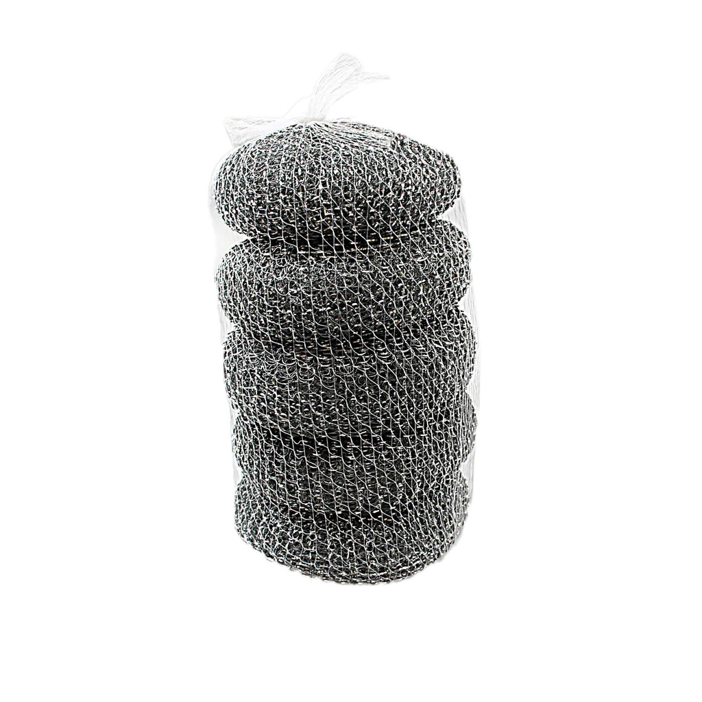 Jumbo Steel Scrubbers 5pk Large Stainless Steel Scourer Tough Wire