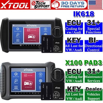 XTOOL X100PAD3 IK618 Car IMM0 Programmer Auto Bi-directional Scanner E.CU Coding