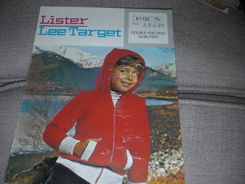 LISTER-LEE DK KINDER JACKE MIT KAPUZE 61-76 CM STRICKMUSTER K1122