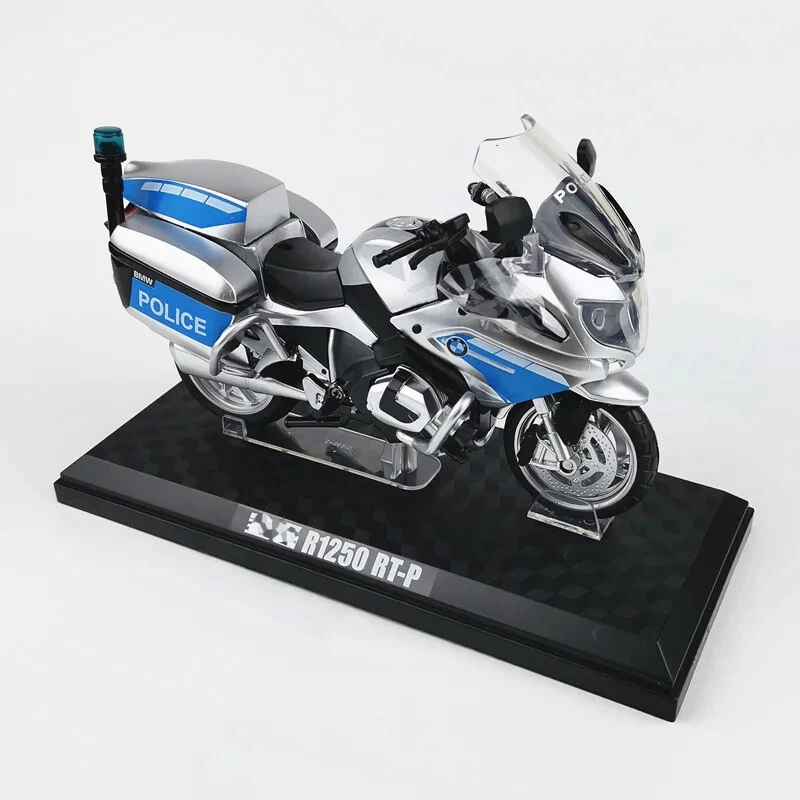 Moto Miniature 1:12 BMW R1250RT-P Diecast Motorcycle Model with Sound & Light... - Photo 3/4