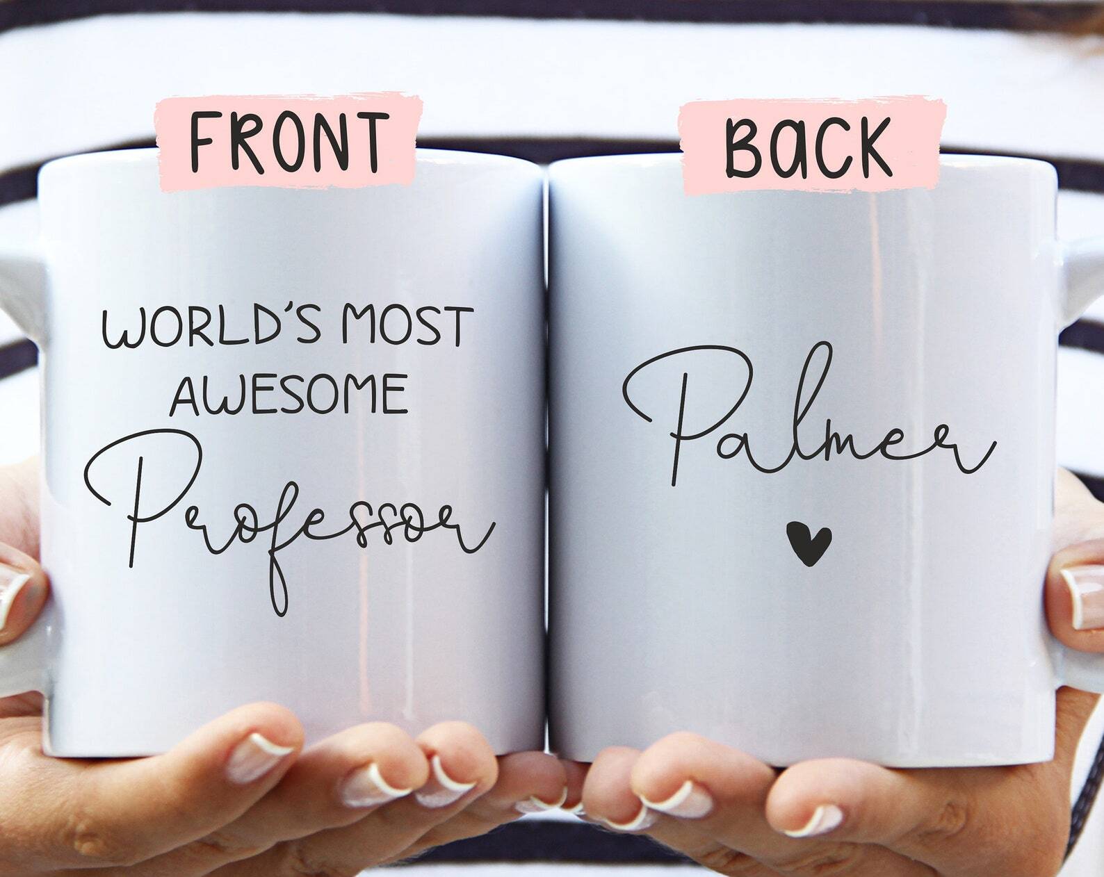 World's Most Awesome Professor Mug Custom Professor Gift Professor Gift
