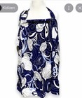 EUC BeBe au Lait Nursing Cover Green White Floral Milk Snob Pocket  Breastfeedin — photo 5