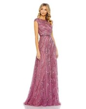 Mac Duggal Sequin A-Line Gown-Size 10 -  LK 165 A 
