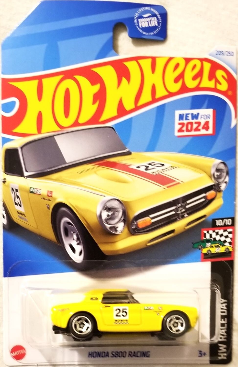 Hot Wheels - 2024 HW Race Day 10/10 Honda S800 Racing 209/250 (BBHRY58)
