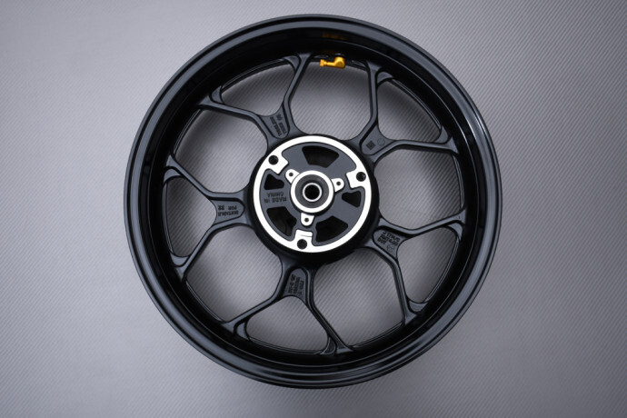 Roue arrière YAMAHA MT-03 320 alu noir pour remplacer une jante voilée