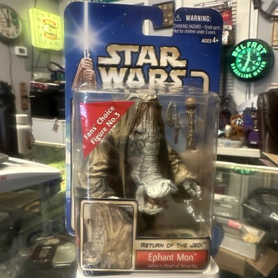 Hasbro 2002 Star Wars Return of the Jedi Ephant Mon Fans  Choice Figure No 3 (N)
