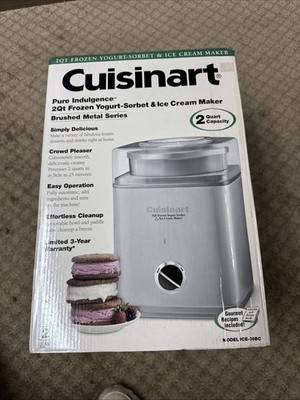 Cuisinart Silver 2-Quart Frozen Yogurt-Sorbet & Ice Cream Maker
