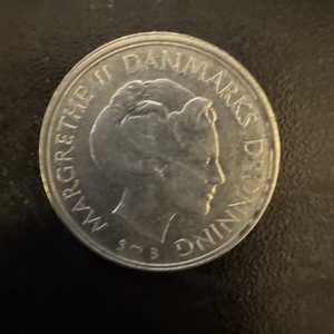 1975 Denmark 1 Krone - Beautiful Coin - #B-060