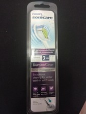 Phillips Sonicare 3 Head Replacement Toothbrushes Diamond Clean HX6063/24