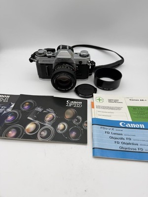 Canon AE-1 Body + Canon FD 1.4/50mm Set