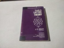1970 TRENDS IN LATTICE THEORY PB BOOK BY J.C. ABBOTT MATHEMATICAL STUDY 1ST US