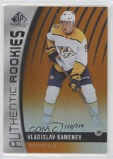 2017 SP Game Used Authentic Rookies Orange Rainbow 110/114 Vladislav Kamenev 0a4