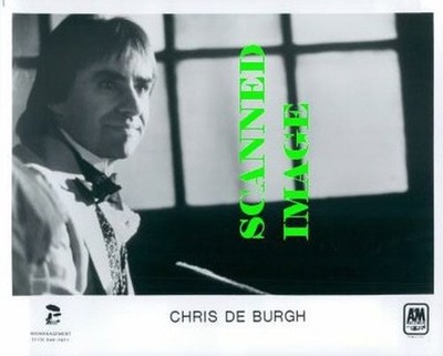 Press Photo: CHRIS DE BURGH 8x10 B&W