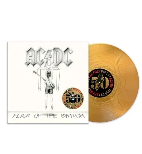 AC/DC : Flick of the Switch (50th Anniversary Gold Vinyl) VINYL 12" Album