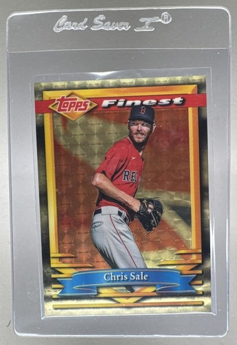 Chris Sale 2021 Topps Finest Flashbacks #191 Superfractor 1/1