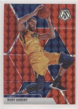 2019-20 Panini Mosaic Red Prizm Rudy Gobert #23 bn5