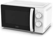 Image of Beko Solo Microwave MOC20100W1 | White Design | 20L Capacity | 700W Power | Incl